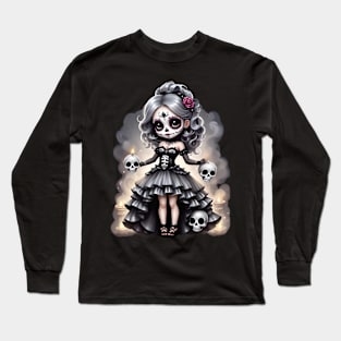 Obsidian Blossom Long Sleeve T-Shirt